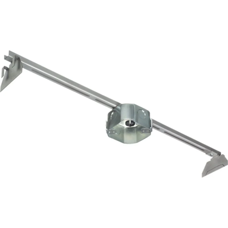4" Octagon Box w/Hanger, 2" Deep KOs, Metallic By Arlington FBRS420SC