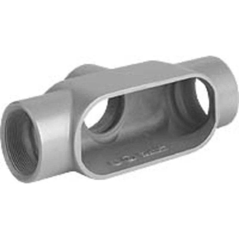 Conduit Body, Type: TB, Size: 1", Series 7, Malleable Iron By Hubbell-Killark TB37