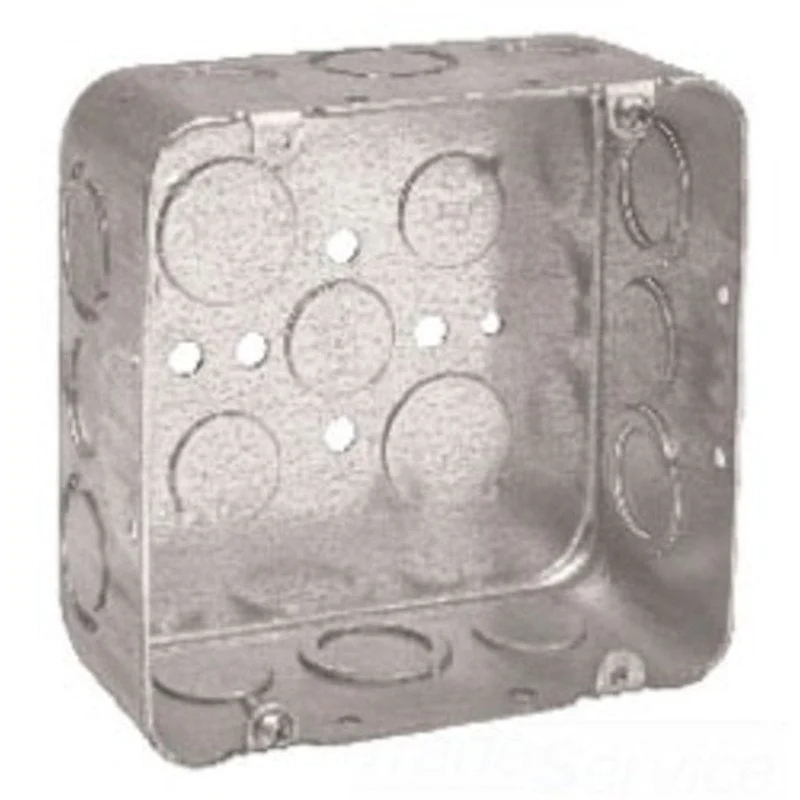 Drawn Outlet Box, Steel, 42 cu-in, 17 Knockouts By Crouse-Hinds TP563