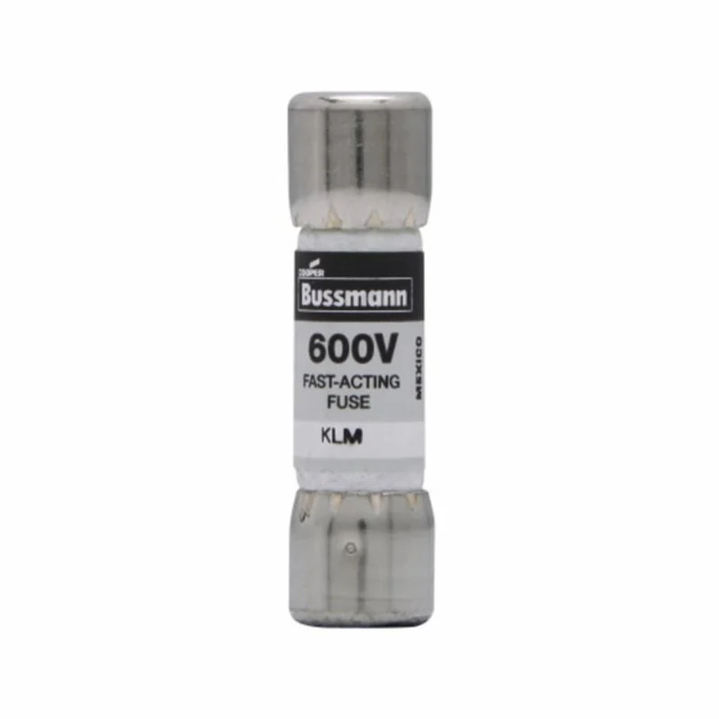 Fast Acting Midget Fuse, 10 A, 600 V, 100/50 kAIC, Class Supplement By Eaton/Bussmann Series KLM-10