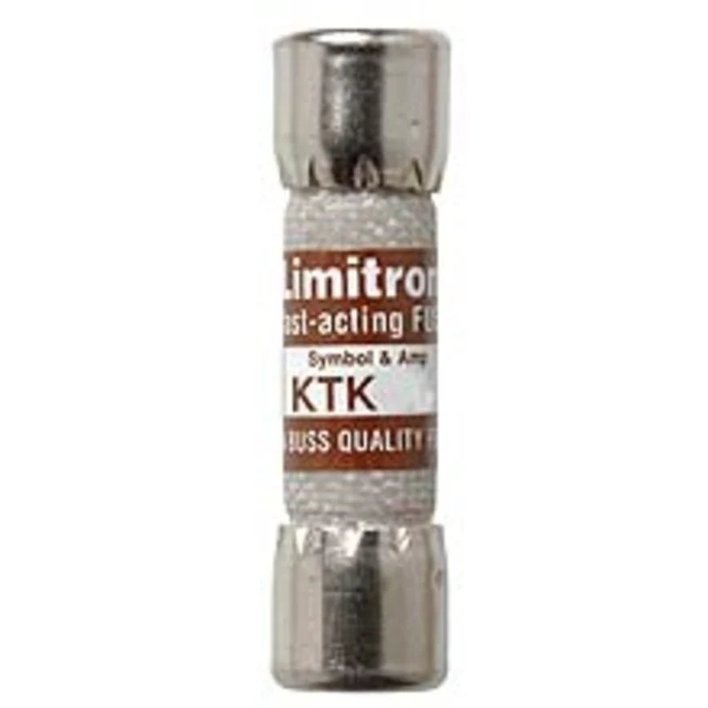 Fuse, 20 Amp, Fast-Acting, Midget, Melamine, 13/32" x 1-1/2", 600V By Eaton/Bussmann Series KTK-20