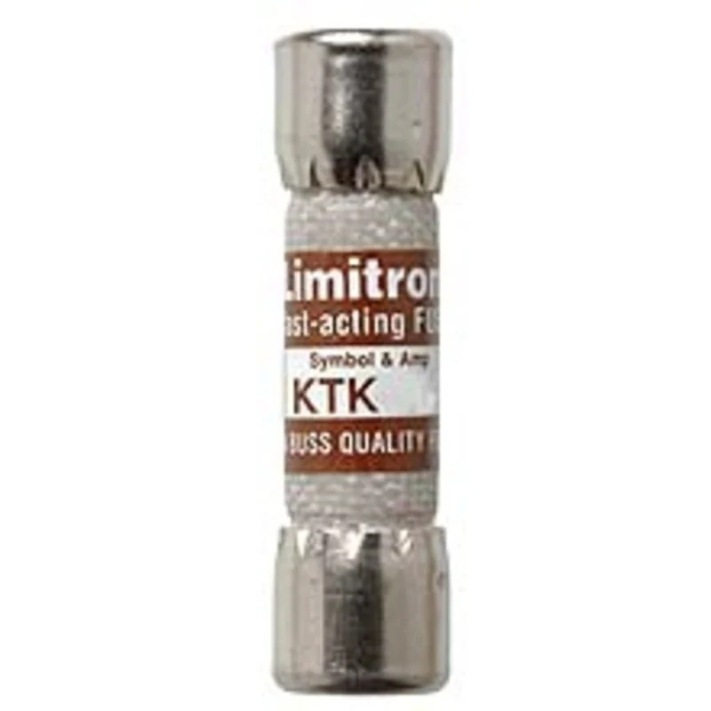Fuse, 3 Amp, Fast-Acting, Midget, Melamine, 13/32" x 1-1/2", 600V By Eaton/Bussmann Series KTK-3