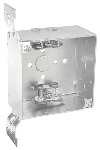 Garvin 52171-FBX 4" SQ Box 2-1/8"DP 1/2-3/4KO Mc/Bx F BKT