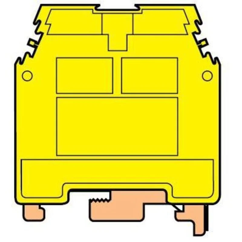 Ground Terminal Block, Type: M 35/16.P By Entrelec 0165 111.14