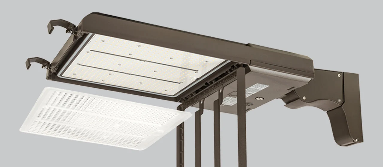 LED Area Light, Selectable Wattage/CCT, 120-277V By Keystone Technologies KT-ALED140PS-M2-OSB-PMA-8CSB-V