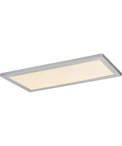 Maxim 12"W Sky LED 3000K Flush Mount Brushed Aluminum