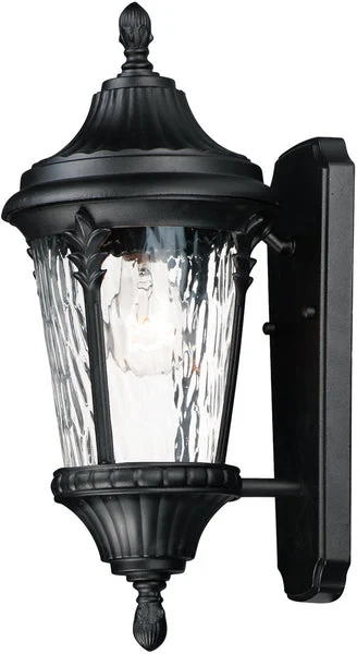 Maxim 16"H Sentry 1-Light Outdoor Wall Sconce Black
