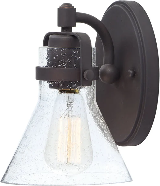 Maxim 6"W Seafarer 1-Light Wall Sconce Oil Rubbed Bronze