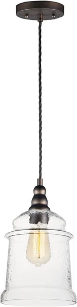 Maxim 8"W Revival 1-Light Pendant Oil Rubbed Bronze