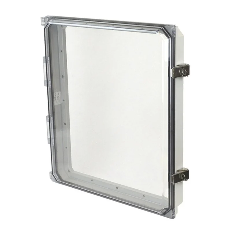 Metal Snap Latch Hinged Clear Cover By Allied Moulded AMHMI164CCL