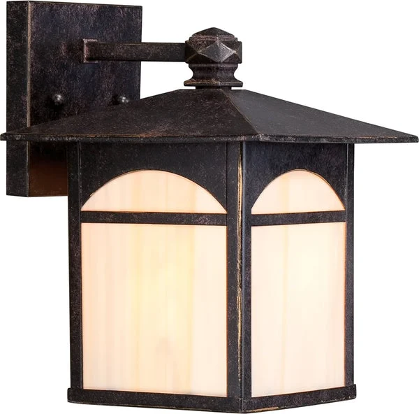 Nuvo lighting 10"H Canyon 1-Light Outdoor Umber Bronze