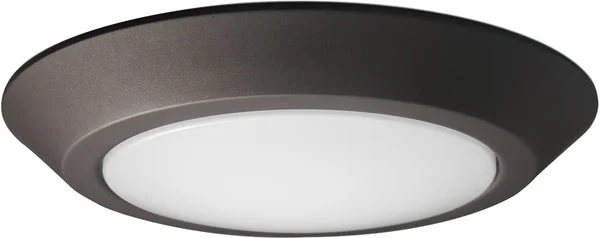Nuvo lighting 10"W 1-Light LED Close-to-Ceiling Light Mahogany Bronze