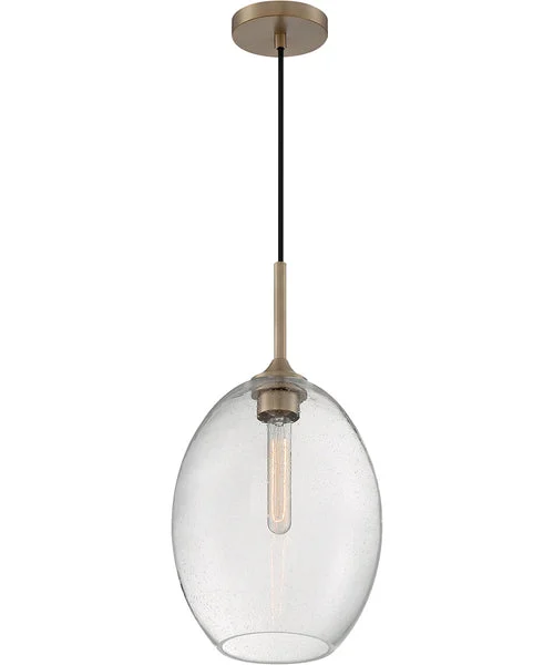 Nuvo lighting 10"W Aria 1-Light Pendant Burnished Brass