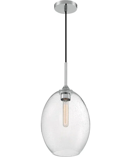 Nuvo lighting 10"W Aria 1-Light Pendant Polished Nickel