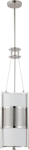 Nuvo lighting 10"W Diesel 1-Light Pendant Polished Nickel