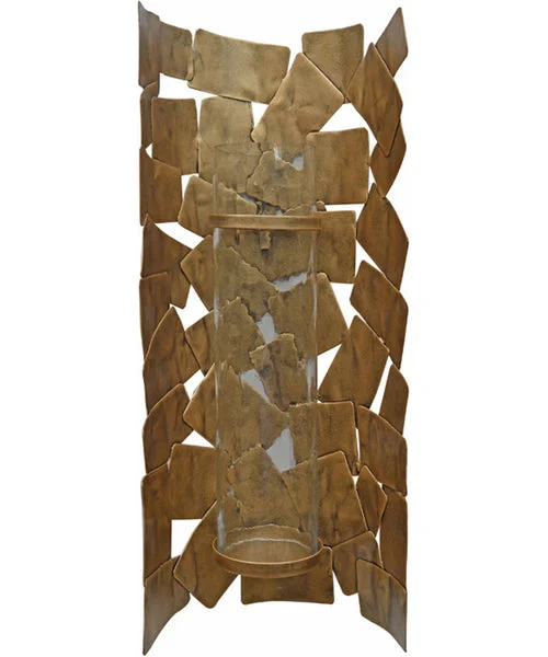 Signature design by ashley 10"W Jailene Wall Sconce Antique Gold