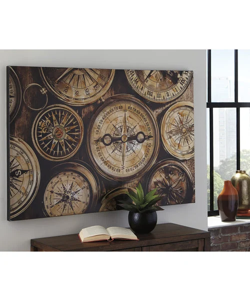 Signature design by ashley 32"H Jeaselle Wall Art Brown/Black