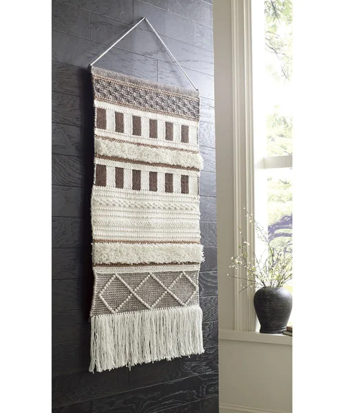 Signature design by ashley 50"H Adah Wall Decor Brown/Natural