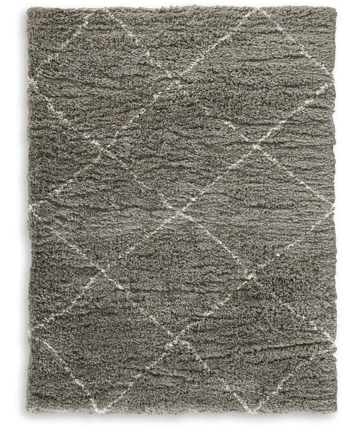 Signature design by ashley Wrenlow Medium Rug Gray/Cream