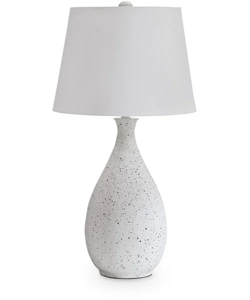 Signature design by ashley Wyattford Metal Table Lamp White/Black