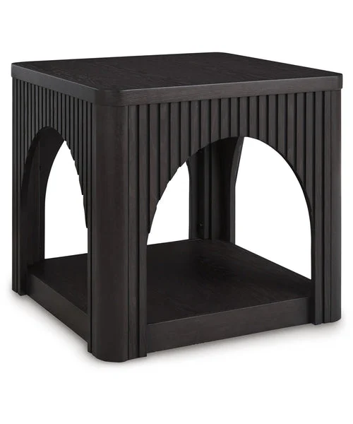 Signature design by ashley Yellink Square End Table Black