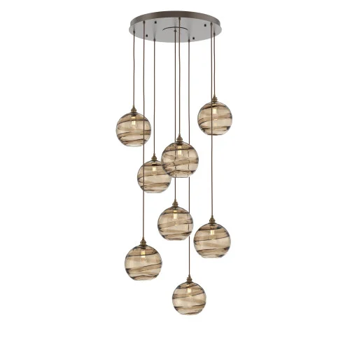 Terra Round 8pc Multi-Pendant (1289|CHB0047-08-FB-OB-C01-E2)