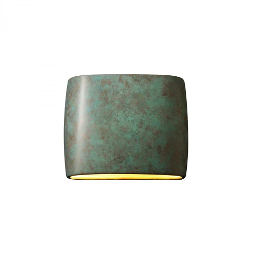 Wide ADA Oval LED Wall Sconce- Open Top & Bottom (254|CER-8855-PATV-LED2-2000)